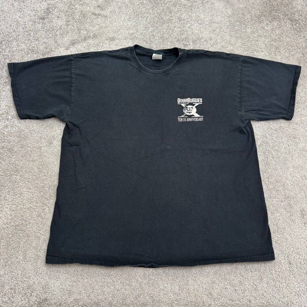 Gildan Graphic T-Shirt Mens XL Black Disneyland Haunted Mansion Doombuggies 2008